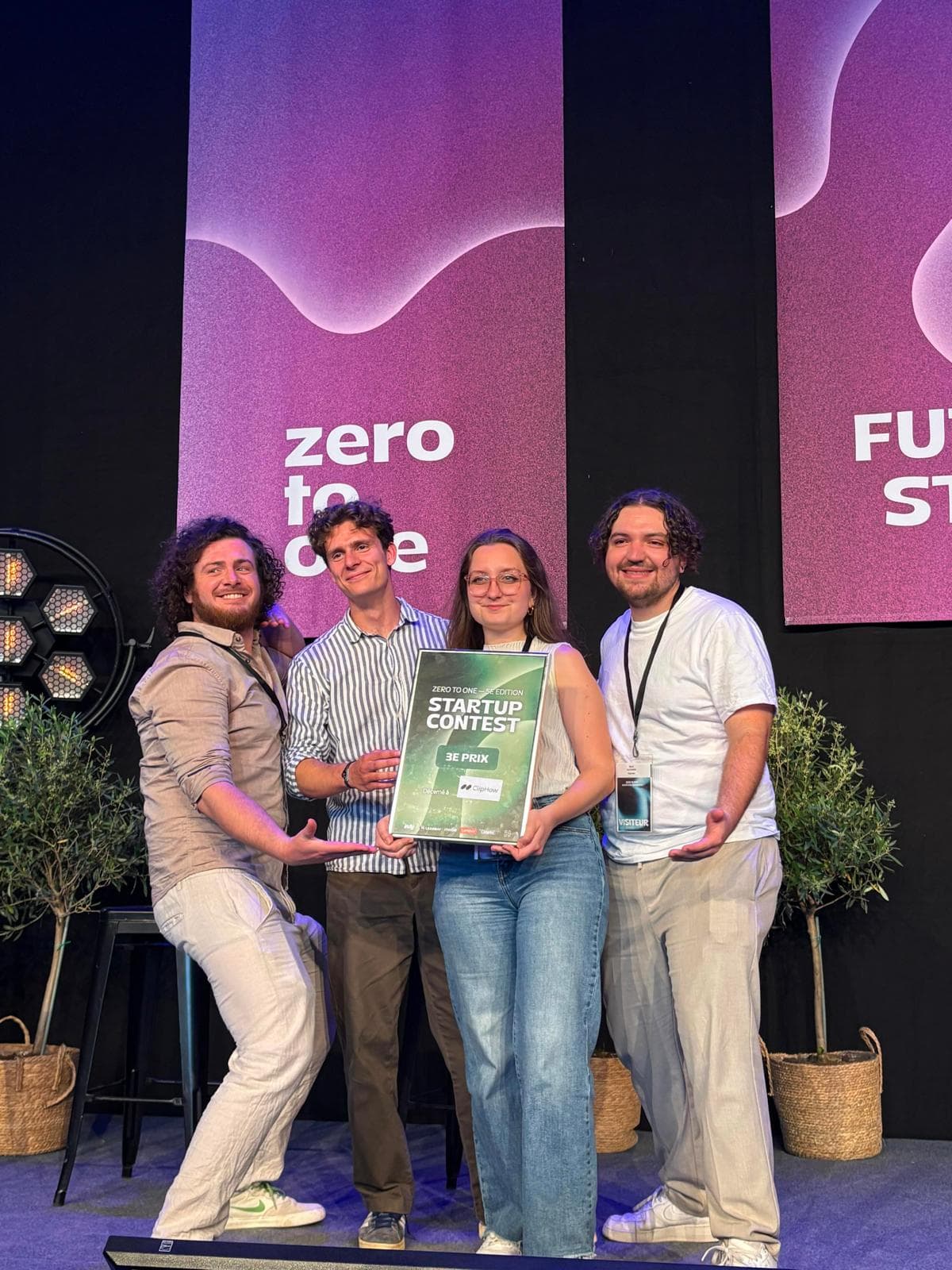 3rd place at Zero To One, Lyon